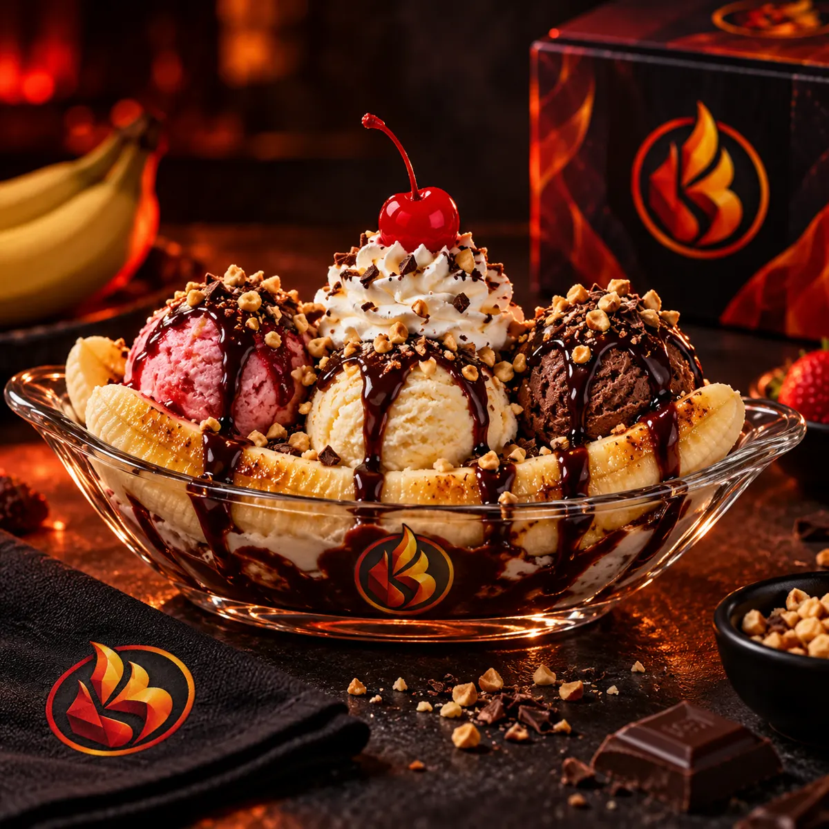 Bravuno Banana Flamejada